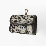 American Darling Genuine Hair-on Leather Mini Clutch Bag Charms