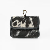 American Darling Genuine Hair-on Leather Mini Clutch Bag Charms