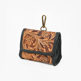 American Darling Genuine Hand Tooled Leather Mini Clutch Bag Charms