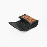 American Darling Genuine Hand Tooled Leather Mini Clutch Bag Charms