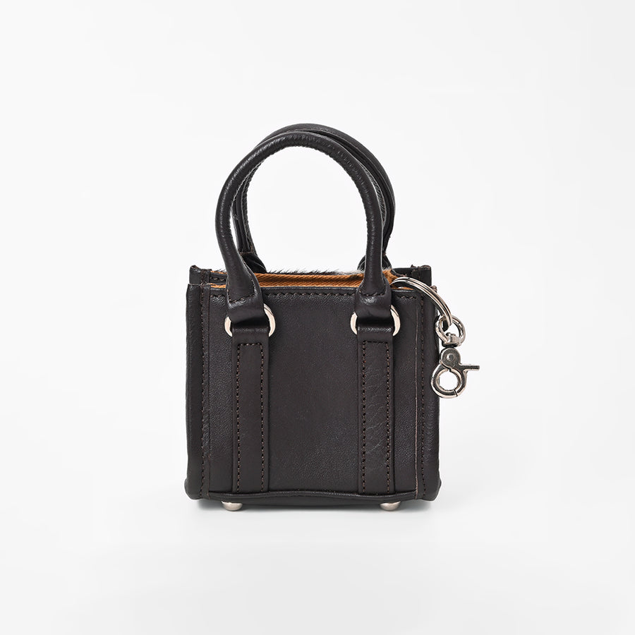 American Darling Genuine Hair-on Leather Mini Tote Bag Charms