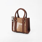 American Darling Genuine Hair-on Leather Mini Tote Bag Charms