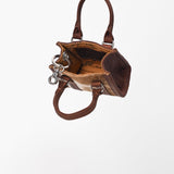 American Darling Genuine Hair-on Leather Mini Tote Bag Charms