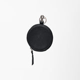 American Darling Genuine Leather Black Round Coin Purse Bag Charm