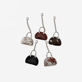 American Darling Leather Hair-On Cowhide Mini Purse Bag Charm