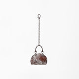 American Darling Leather Hair-On Cowhide Mini Purse Bag Charm