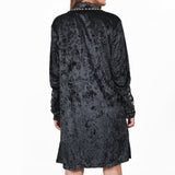 American Darling Women’s Velvet Studded Western Tunic Dress – Girls Top Antique Rivet Detail, Silky Soft Fit