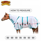 HILASON Horse Fly Sheet UV Protect Breathable Mesh Bug Mosquito Spring | Summer Horse Rug | Fly Rug