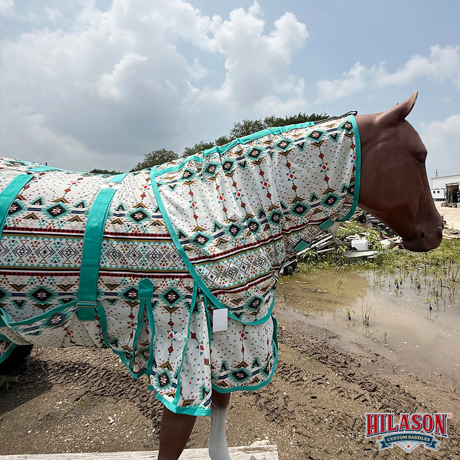 HILASON Horse Fly Sheet UV Protect Breathable Mesh Bug Mosquito Spring | Summer Horse Rug | Fly Rug