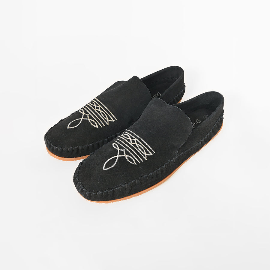 American Darling Handcrafted Leather Slip-On Mule Shoes with Traditional Embroidery Design - Uhorse