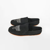 American Darling Handcrafted Leather Slip-On Mule Shoes with Traditional Embroidery Design