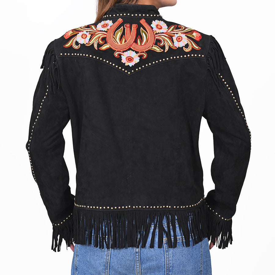American Darling Western Apparel Embroidered Premium Fabric Handcrafted Heritage Jacket for Women