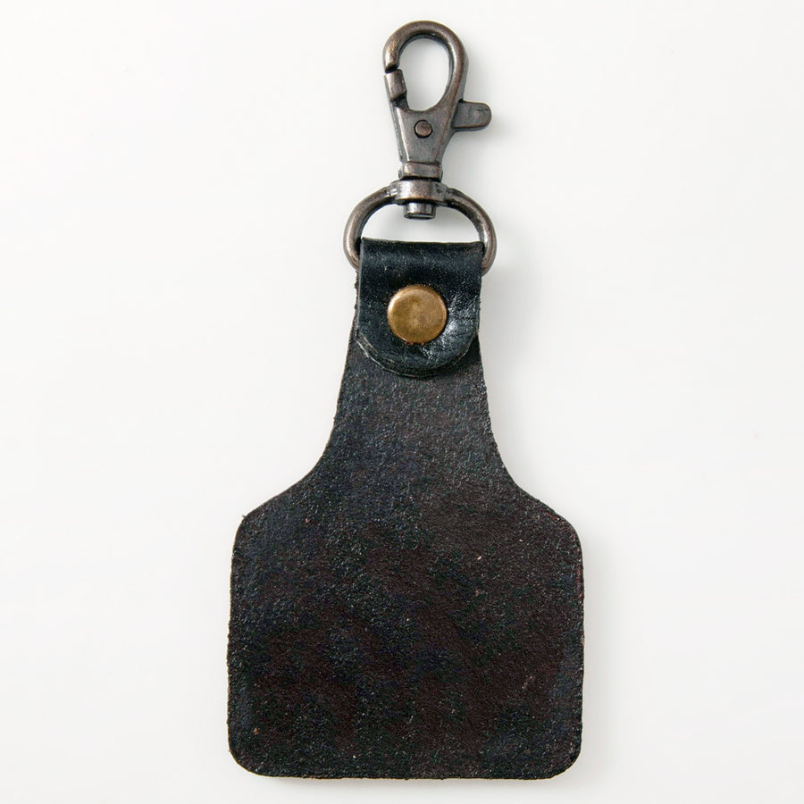 American Darling Floral Cactus Leather Key Ring Western Keychain