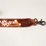 American Darling Hand Tooled Genuine Leather Crossbody Handle Strap for Bags Phone Keychain Wallet Purse Clutch Cellphone