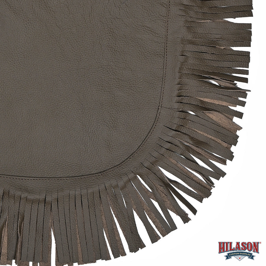 HILASON Adult Pro Rodeo Bronc Bull-Riding Leather Chinks | Handmade Chaps Western Riding for Adults Hand Tooled