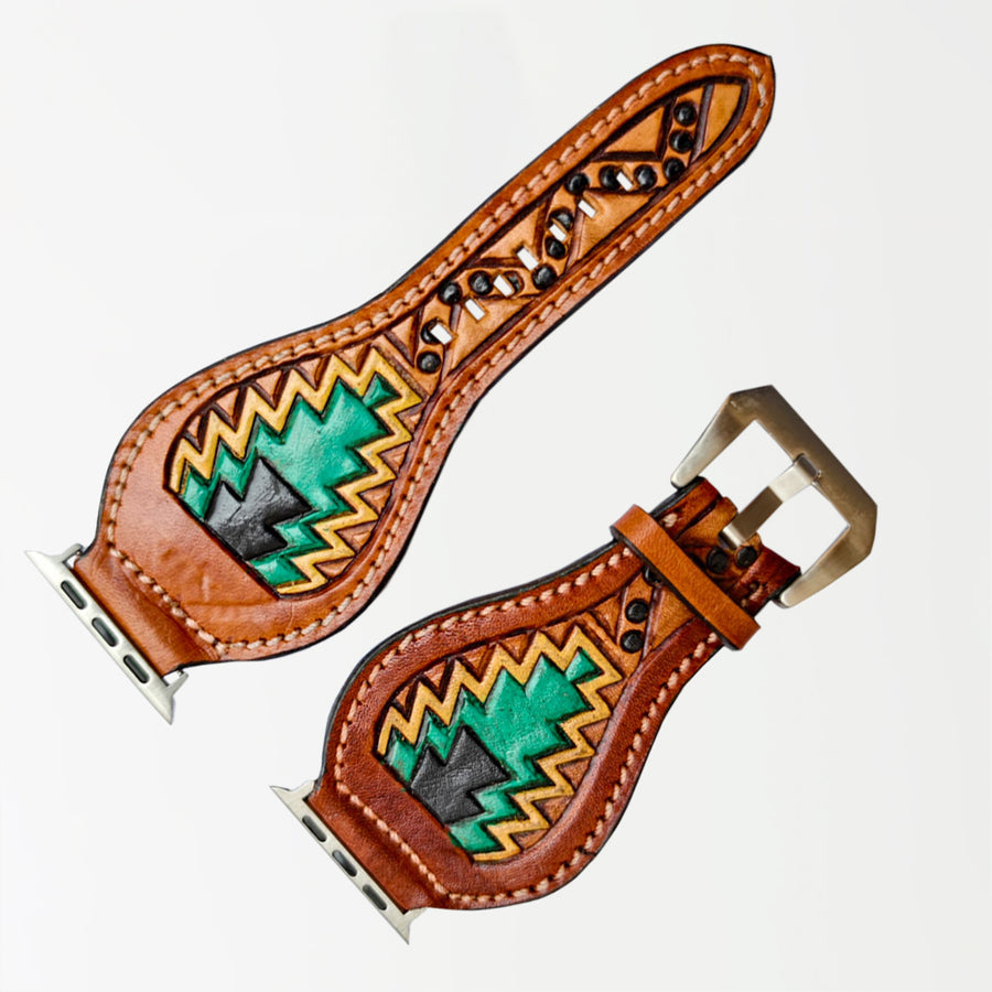 American Darling ADWAR117-45 Beautifully Hand Tooled Genuine Leather I by Hilason – Cowboy and equestrian accessories