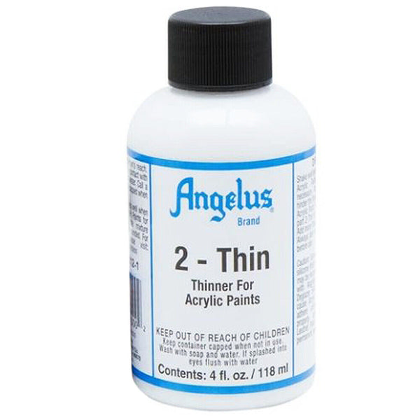 Angelus 2-Thin Thinner Leather Acrylic Paint 4 Oz. - Uhorse