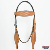 HILASON Western Horse Headstall Breast Collar Set Tack Genuine American Leather | For Horses Headstalls