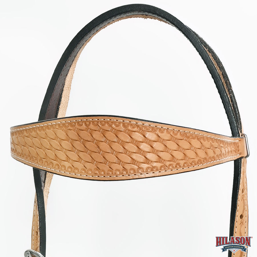 HILASON Western Horse Headstall Breast Collar Set Tack Genuine American Leather | For Horses Headstalls