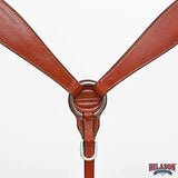 HILASON Western Horse Headstall Breast Collar Set Tack Genuine American Leather | For Horses Headstalls