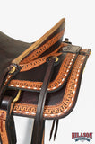 15 In Western Horse Saddle American Leather Ranch Roping Hilason