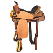 Western Horse Saddle American Leather Ranch Roping Cowboy Hilason
