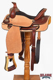 16 In Western Horse Saddle American Leather Ranch Roping Cowboy Hilason