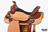 16 In Western Horse Saddle American Leather Ranch Roping Cowboy Hilason