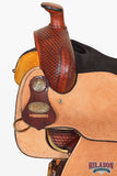 16 In Western Horse Saddle American Leather Ranch Roping Cowboy Hilason