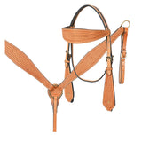 Western Leather Breast Collar Headstall - Uhorse