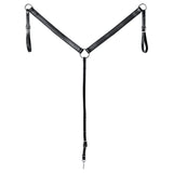 Biothane Breast Collar-Black - Uhorse