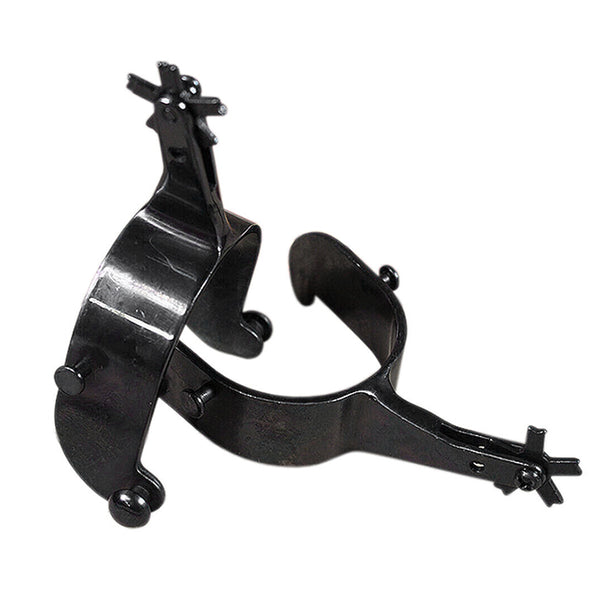 Black metal western spurs with rowels - Uhorse
