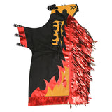 Western Youth Child Rodeo Bronc Bull Riding Show Genuine Leather Chaps - Uhorse