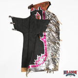 HILASON Western Horse Bull Riding Genuine Leather Rodeo Chaps