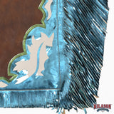 HILASON Western Horse Bull Riding Genuine Leather Rodeo Chaps