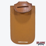 Hilason Western Horse Genuine Leather Cell Phone Case Brown With Gorgeous Floral Hand Carved