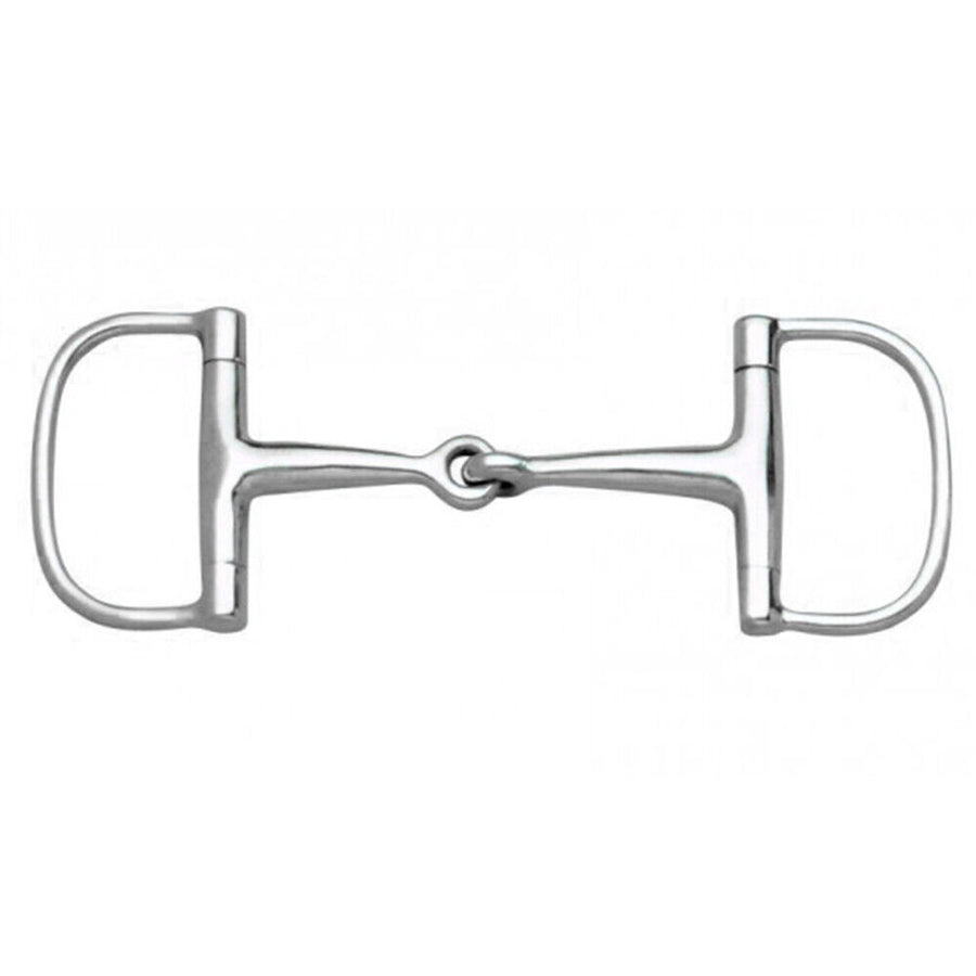 Centaur Metalab Jointed Barrel Dee Stainless Steel Horse Bit