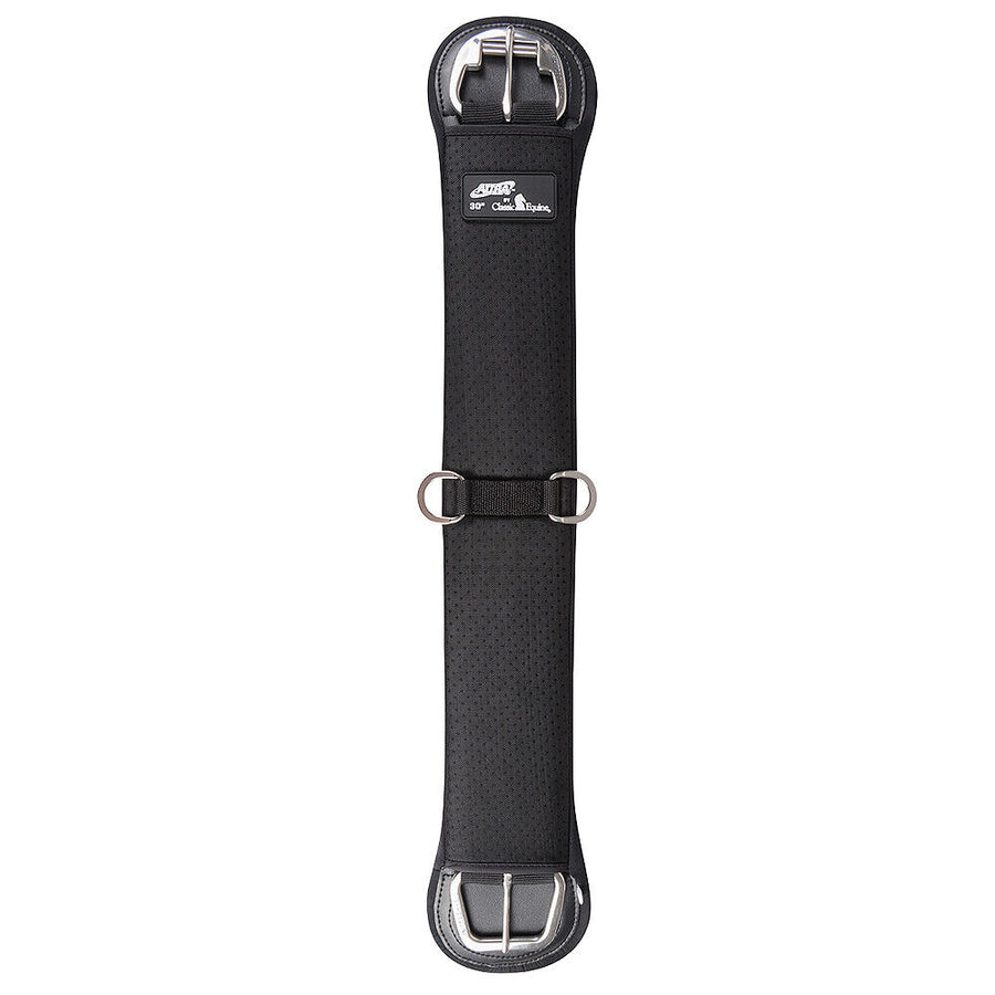 Classic Equine Aura Horse Cinch Straight Black