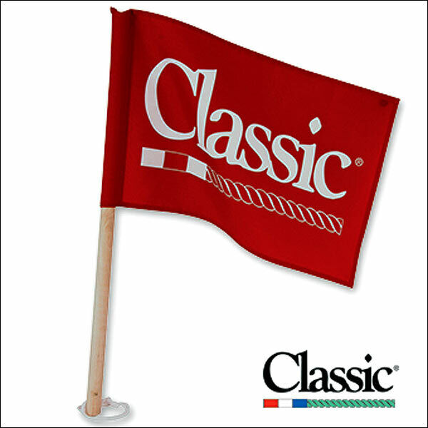 Classic Equine Judges Flag W/ Wooden Handle And Wrist Strap 16 X 12 – by Hilason – Cowboy and equestrian accessories