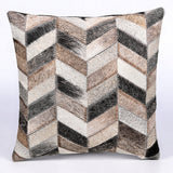 HILASON Western Cowhide Patchwork Pillow Cover, Rustic Ranch Home Decor