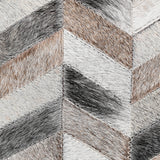 HILASON Western Cowhide Patchwork Pillow Cover, Rustic Ranch Home Decor