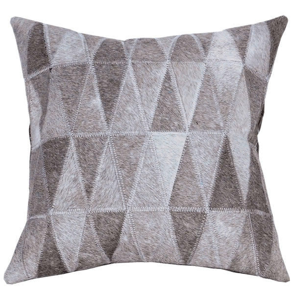 HILASON Western Cowhide Patchwork Pillow Cover, Rustic Ranch Home Decor