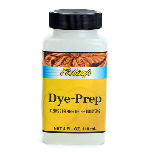 Fiebing's Dye-Prep 4 oz Leather Cleaner Cleans & Prepares Leather for Dyeing