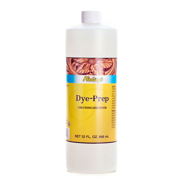 Fiebing's Dye-Prep 32 oz Leather Cleaner Cleans & Prepares Leather for Dyeing