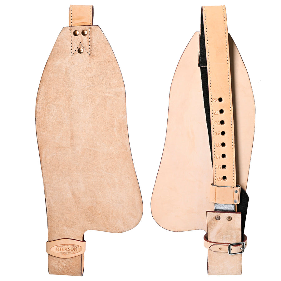 Hilason Leather Youth Saddle Replacement Fender Pair Hobble Strap Tan - Uhorse