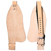 Hilason Youth Leather Saddle Replacement Fenders Pair with Hobble Straps, Western Horse Riding 2