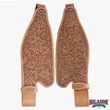 Hilason Leather Saddle Replacement Fender Pair With Hobble Strap Adult