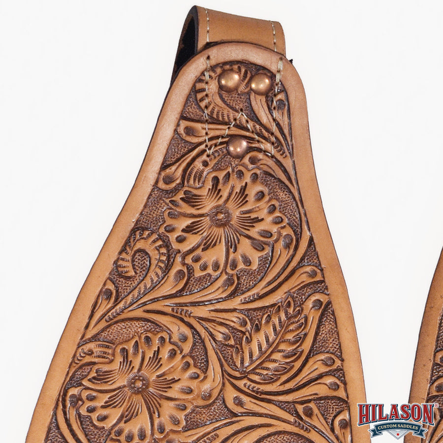 Hilason Leather Saddle Replacement Fender Pair With Hobble Strap Adult