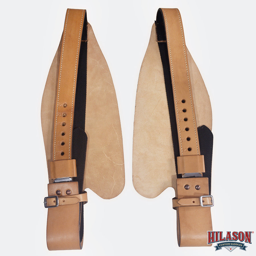 Hilason Leather Saddle Replacement Fender Pair With Hobble Strap Adult