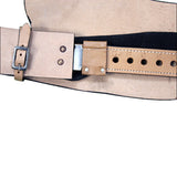 Hilason Leather Saddle Replacement Fenders Pair with Hobble Straps, Adult Western Riding